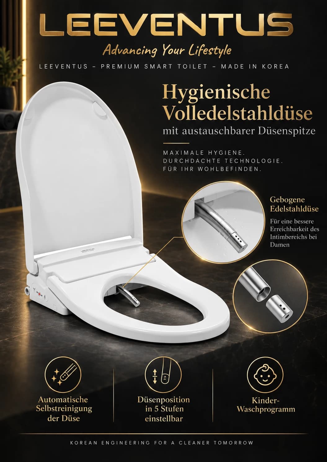 A850R — Voll-Edelstahl-Düse