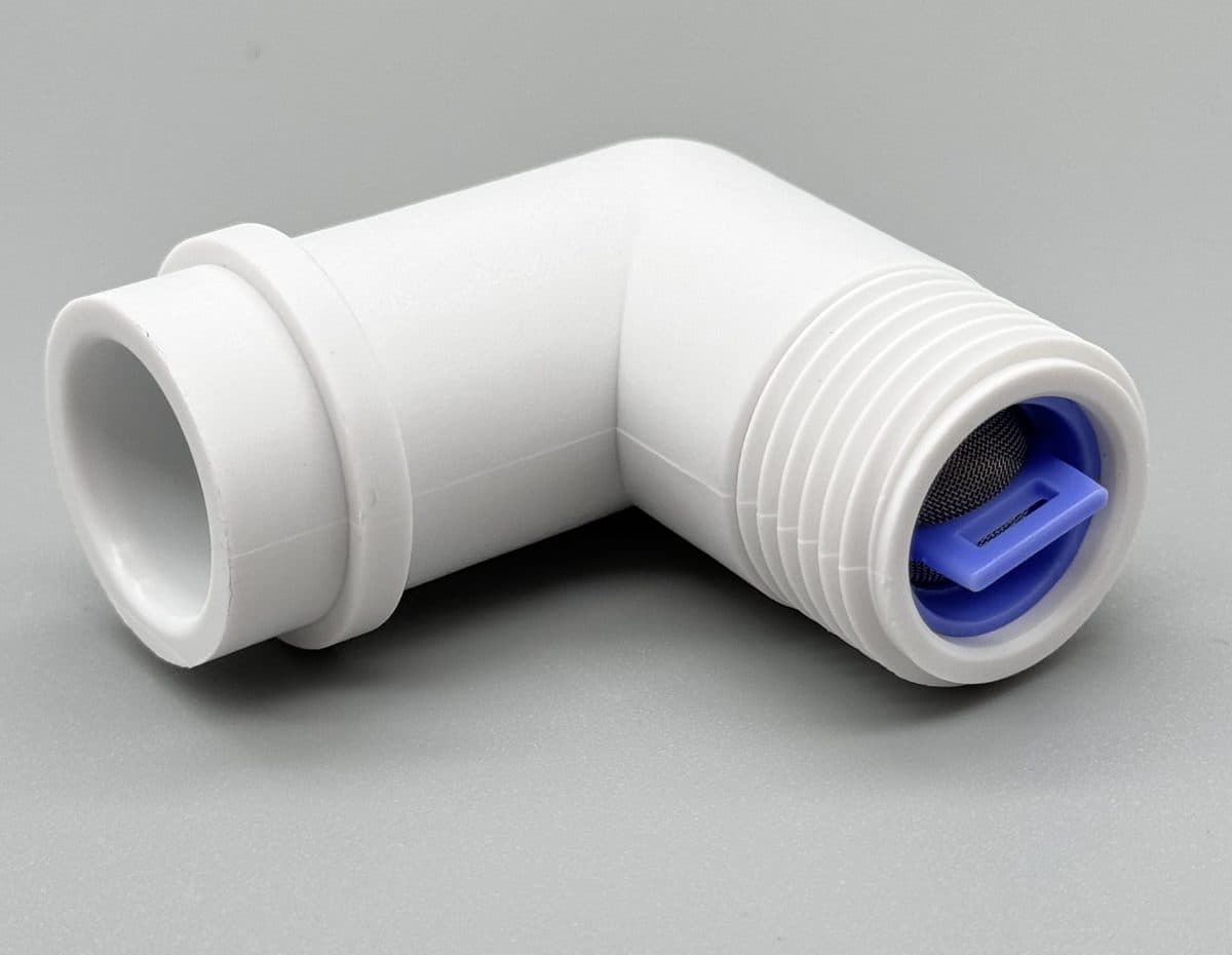 Water inlet adapter with screen filter